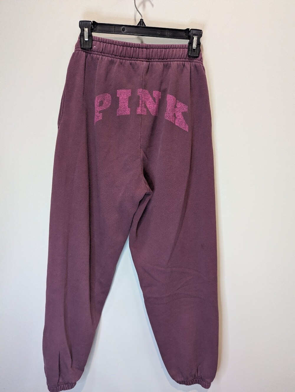 Victoria's Secret PINK People Mauve Sweatpants "PINK" Printed On Butt Size XS